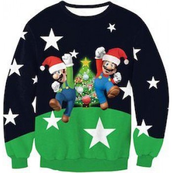 Christmas Sweater Mario and Luigi BUY
